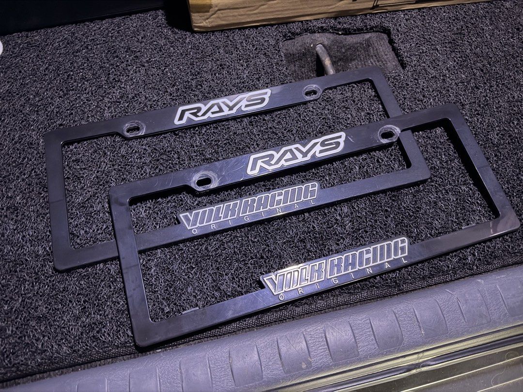 RAYS License Plate Frame set (Category: Body Parts and Accessories) located in Manila. Submitted by hysteria (Listing ID 1466459994, Image 1). Description: Rays Plate Frame Used for 7months RFS: Change Look Location: Bacoor Cavite Shipping: Buyer’s .