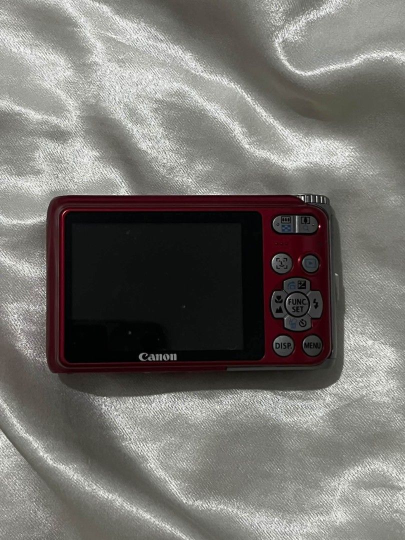 canon powershot A3100 IS 16.0 MP (Category: Cameras) located in Caloocan City. Submitted by gwykart (Listing ID 1466478054, Image 2). Description: wts lfb ph red canon powershot A3100 IS 16.0 MP • pre-owned • lcd has minimal dust (see pic & doesn’t affect the output) ✔️ price still nego but pay as you order ✔️ inclusion: camera, battery, and pouch mode of payment: gcash, maribank and maya mode of delivery: same day delivery, j&t, and meet up (tbd