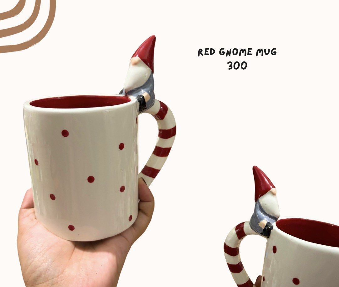 Red Gnome Big Mug (Category: Coffee & Tea Tableware) located in Pasig City. Submitted by homeyvibesph (Listing ID 1466365819, Image 1). Description: .