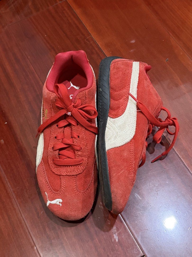 Red Puma Speedcat sneakers (Category: Sneakers) located in Manila. Submitted by shopmybabies (Listing ID 1466514724, Image 3). Description: Guaranteed authentic bought in Japan Size: 37.5 Rfs: decluttering.