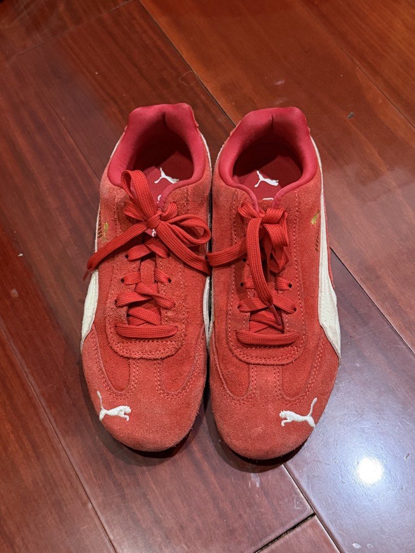Red Puma Speedcat sneakers (Category: Sneakers) located in Manila. Submitted by shopmybabies (Listing ID 1466514724, Image 2). Description: Guaranteed authentic bought in Japan Size: 37.5 Rfs: decluttering.