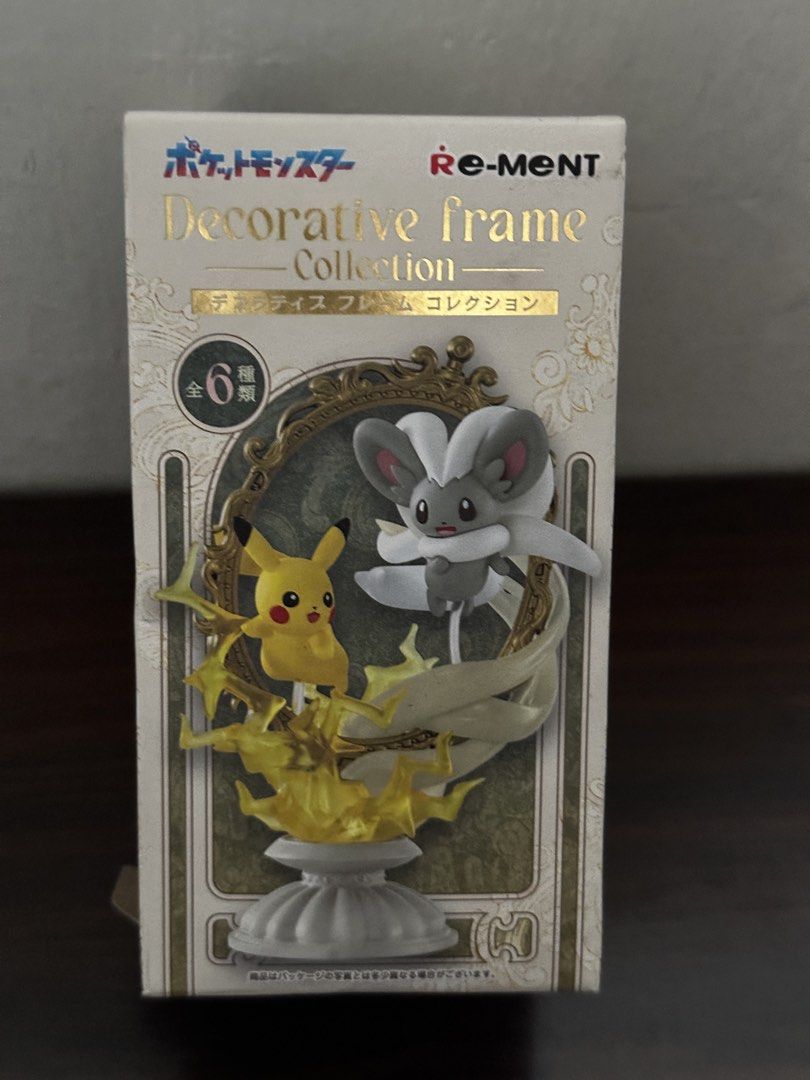 Re-Ment Pokémon Decorative Frame Collection Blind Box Figure Serperior (Category: Designer & Blind Box Toys) located in Cavite. Submitted by debbieafrica (Listing ID 1466437413, Image 1). Description: - 100% Authentic Re-Ment Pokémon Decorative Frame Collection blind box - Brand new and unopened retail packaging - Box features Pikachu and Chillaccino - 6 possible types to collect in the series (includes characters like Nymphia, Suicune, Alola Kyu