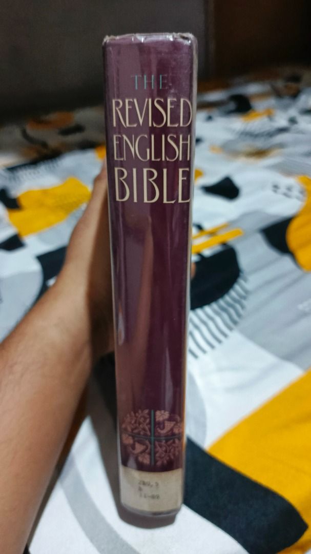 Revised English Bible (Rare) (Category: Religion Books) located in Quezon City. Submitted by newhawk.cd2007 (Listing ID 1466531803, Image 2). Description: For Sale Revised English Bible Rare find 3,000 Only. Taguig City Open for Shipping Lalamove or LBC.