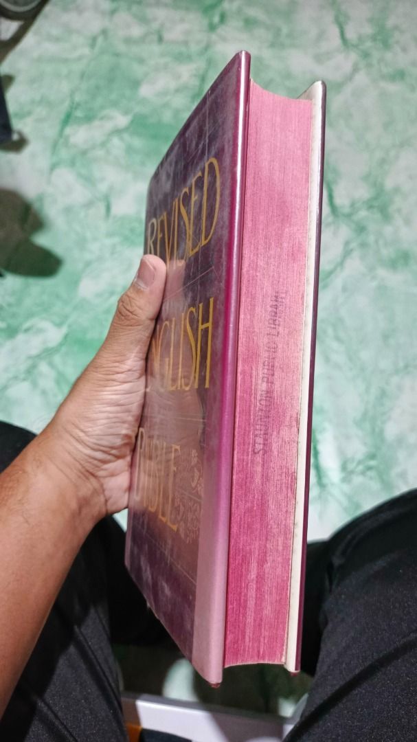 Revised English Bible (Rare) (Category: Religion Books) located in Quezon City. Submitted by newhawk.cd2007 (Listing ID 1466531803, Image 3). Description: For Sale Revised English Bible Rare find 3,000 Only. Taguig City Open for Shipping Lalamove or LBC.