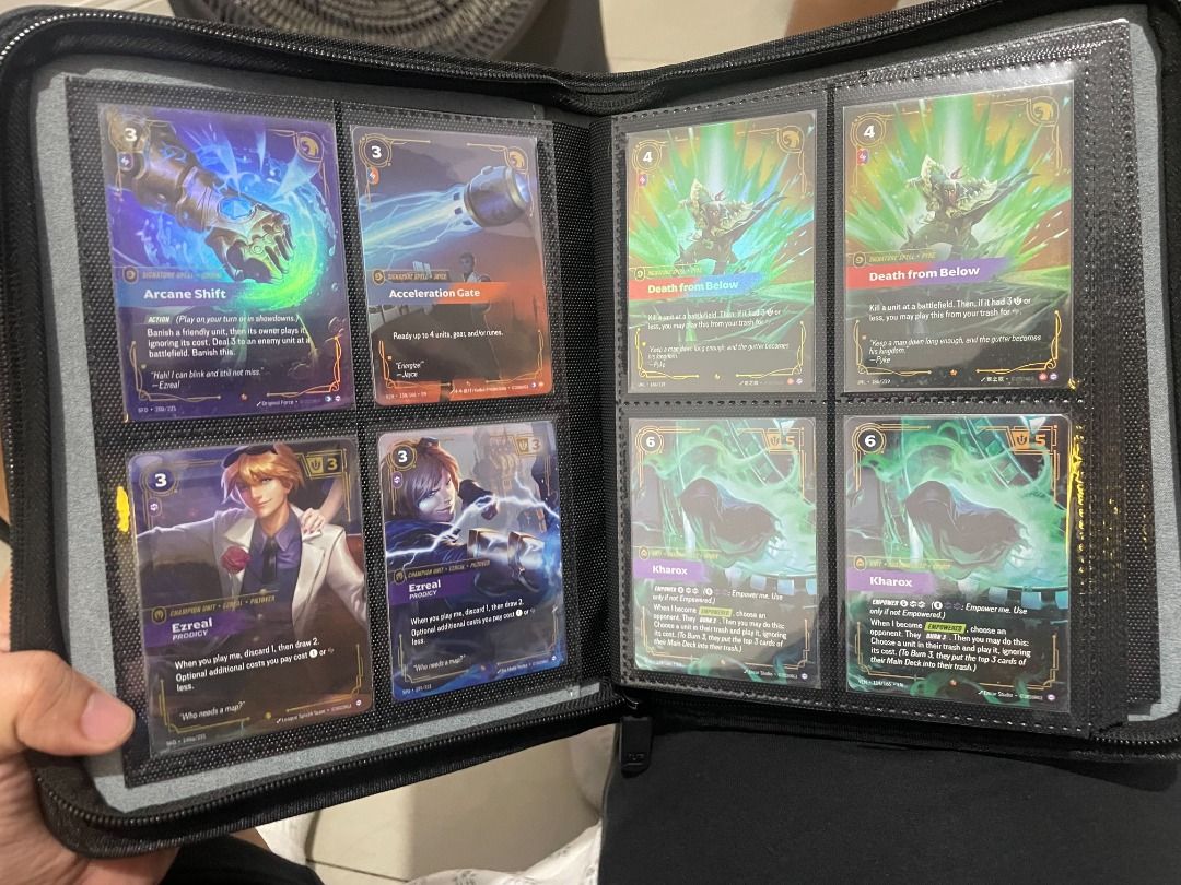 Riftbound playables for sale (Category: Raw Singles) located in Quezon City. Submitted by tristanx. (Listing ID 1466382622, Image 1). Description: Riftbound playable cards Decluttering and making space for new deck Price starts at 100 friendly and market price. QC / Metro manila location .