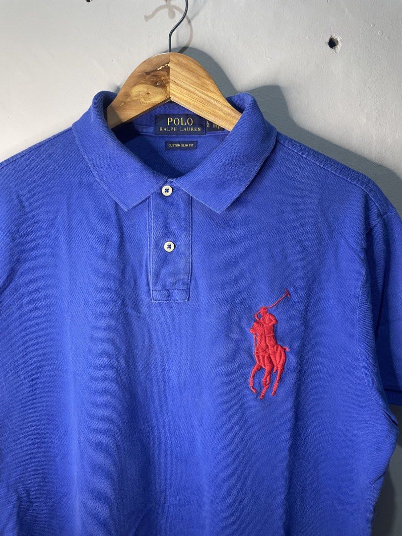 RL Poloshirt Big Pony (Category: Tshirts & Polo Shirts ) located in Binan City. Submitted by miguelcubelo (Listing ID 1466426441, Image 2). Description: RL Poloshirt big pony condition: Good Condition color rate: 9/10 size: Large dimes: 22”W x 28-29”L issue: NONE❌ ₱500.