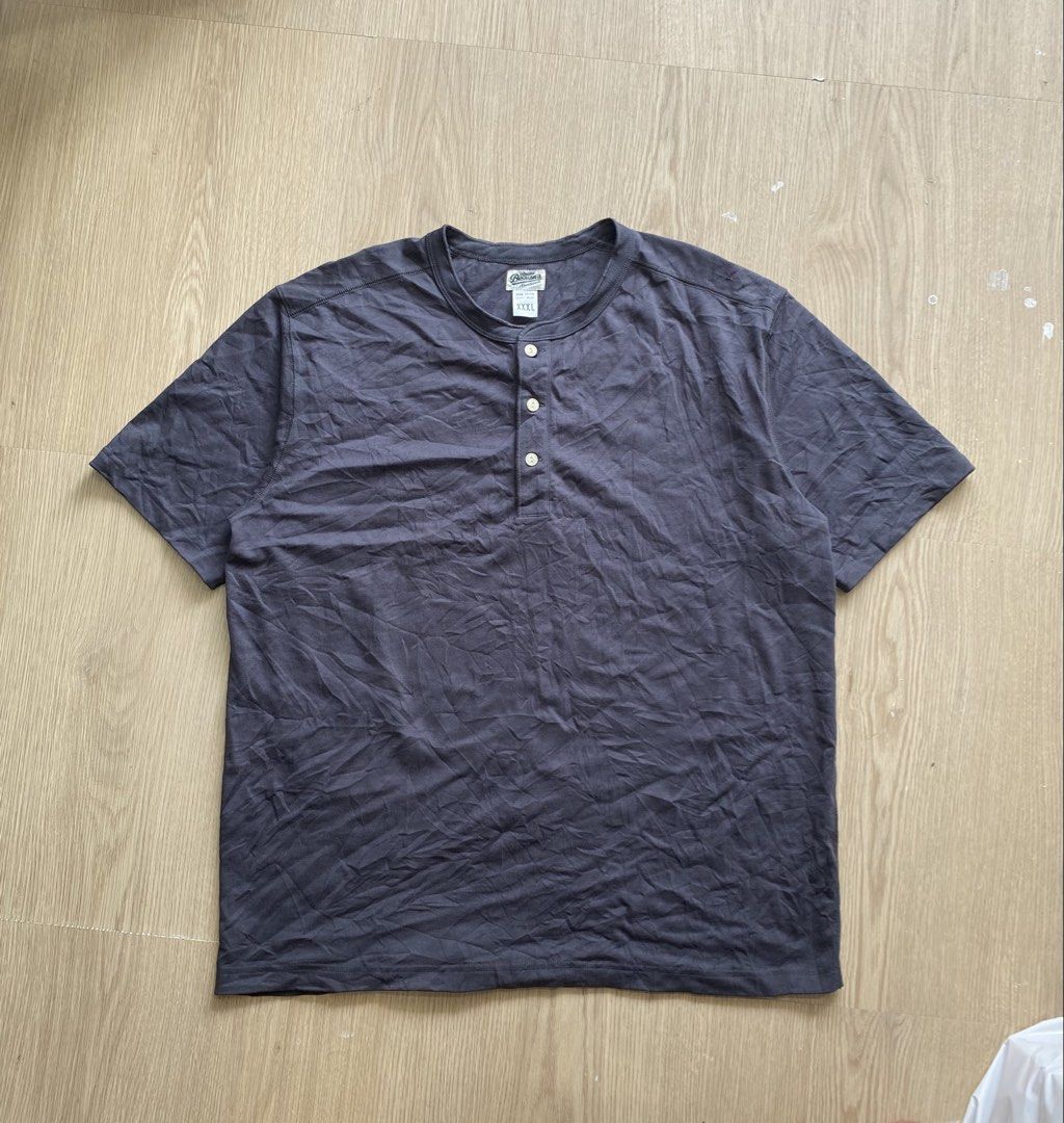 Rugged bronson henley shirt (Category: Tshirts & Polo Shirts ) located in Zamboanga. Submitted by ak.hunt (Listing ID 1466515166, Image 1). Description: Size xxxl Dimes pit to pit 24 Length 29 Excellent Condition No Issue Pm.