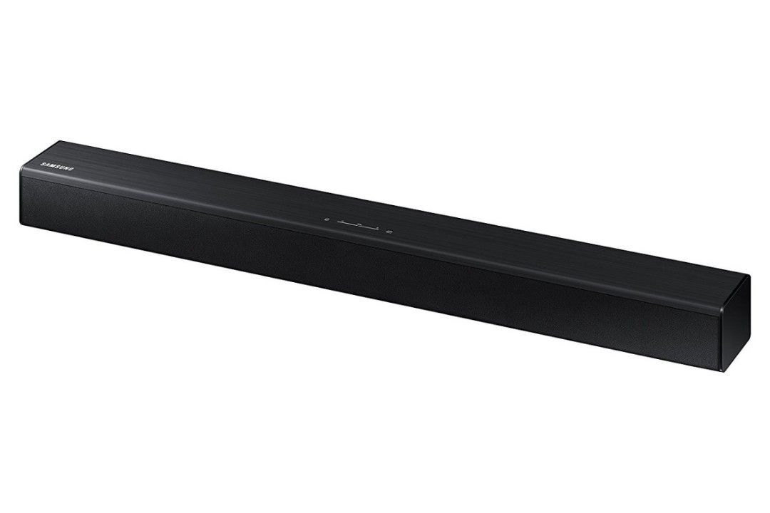RUSH SELL SAMSUNG SOUNDBAR SPEAKER (Category: Soundbars, Speakers & Amplifiers) located in Dasmarinas. Submitted by philrz00 (Listing ID 1466462428, Image 2). Description: - Brand/Model: Samsung Soundbar - Color: Sleek black finish with clean front grille - Design: Compact, fits easily under monitors or TVs for standard desktop setups - Performance: Works great for games, movies, and music - Condition: Solid build, all rear ports fully intact - R