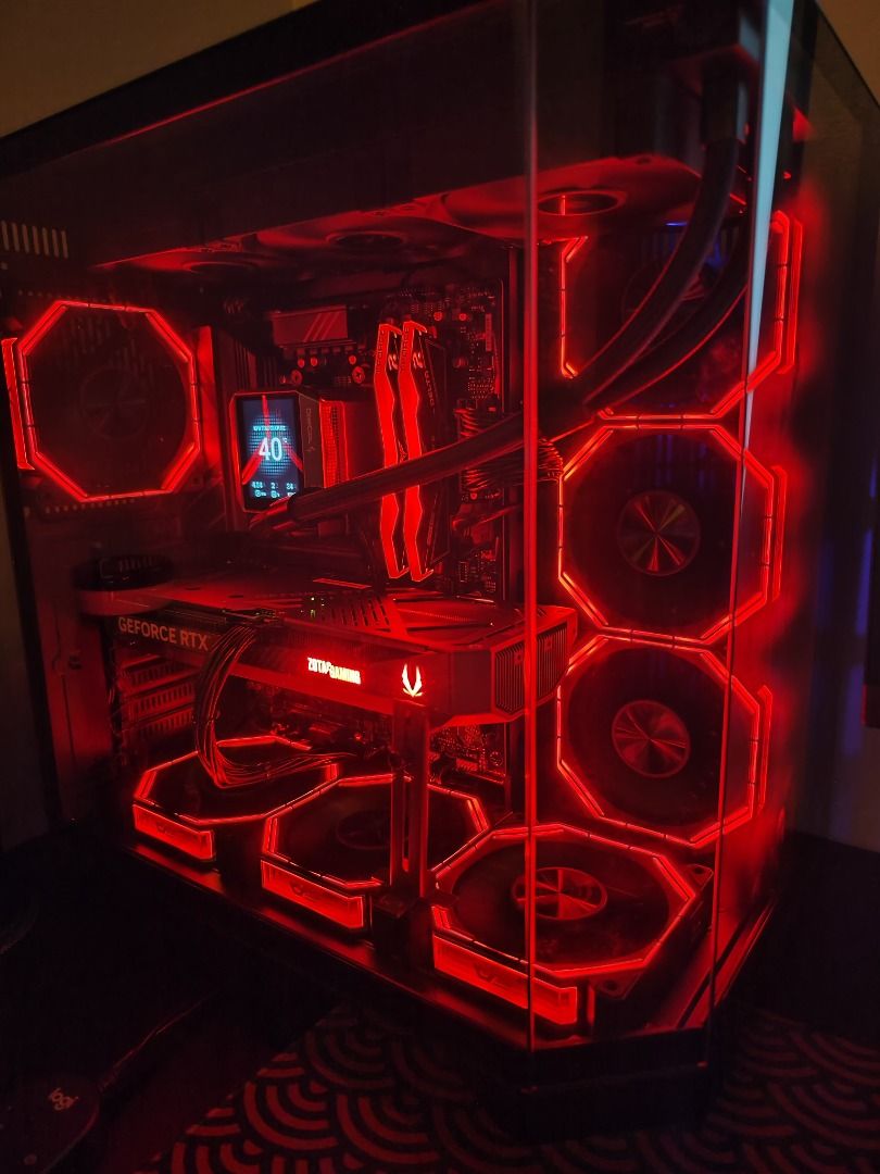 Ryzen 7 7800x3D RTX 5070 Gaming PC (Category: Desktops) located in Las Pinas. Submitted by jazteyn (Listing ID 1466554260, Image 2). Description: AUTO PASS sa tatawad pa 7 7800x3D Zotac RTX 5070 T. Force Delta 32gb CL30 ram 6000mhz Gigabyte B650 Eagle wifi+bluetooth 2TB Samsung 990 pro Deepcool Mystique AIO Deepcool 850W 7 pcs Darkflash argb fan Coolman Spectra Luxe ATX Used for VA stuffs and gaming 1 year old RFS: switching to Macbook.