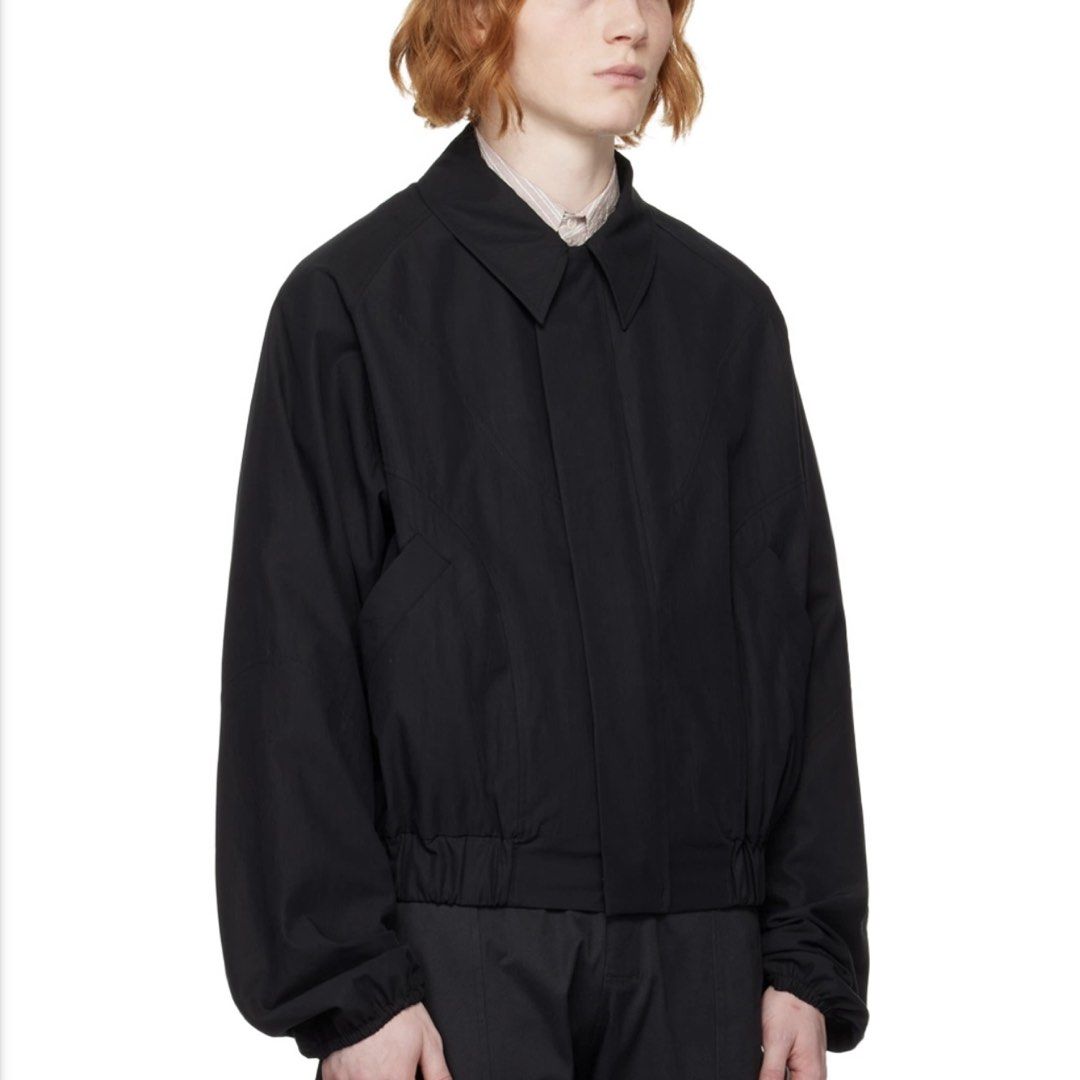 sageNATION Jiji Jacket (black) (Category: Luxury Apparel) located in General Trias. Submitted by seconddegreeco (Listing ID 1466341106, Image 1). Description: sageNATION Jiji Jacket (black) dual-zipped (riri) Large (boxy) 25 length 27 width Excellent ‼️ No issue cotton | nylon material 💎 📩📩📩 #sagenation #boxyfit.