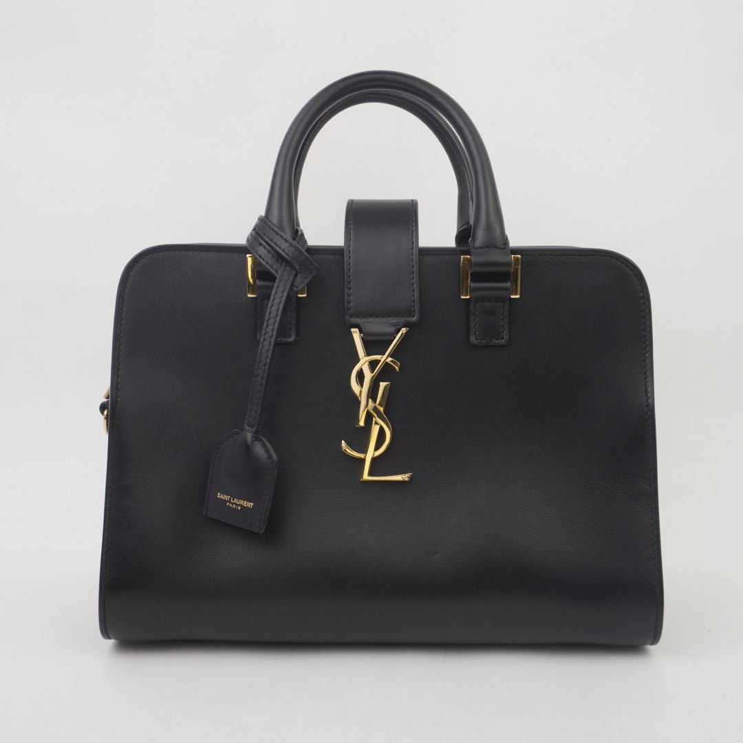 Saint Laurent Black Baby Cabas (Category: Luxury Bags & Wallets) located in Taguig. Submitted by dluxenest (Listing ID 1466356440, Image 2). Description: Last price posted Inclusion:dust bag, care booklet, identification card, strap You may follow us on IG : dluxenest FB : Dragons Luxe Nest.