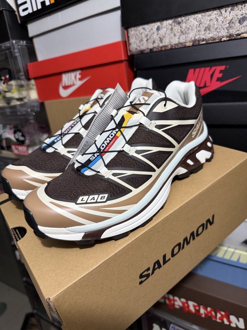 SALOMON XT-6 BLACK COFFEE /BURRO (Category: Casual Shoes) located in Makati City. Submitted by badbunny. (Listing ID 1466401814, Image 3). Description: FOR SALE SALOMON XT-6 BLACK COFFEE/BURRO Size 9 mens Brand New - Complete ₱12,990 only SRP! 📍Makati Area.
