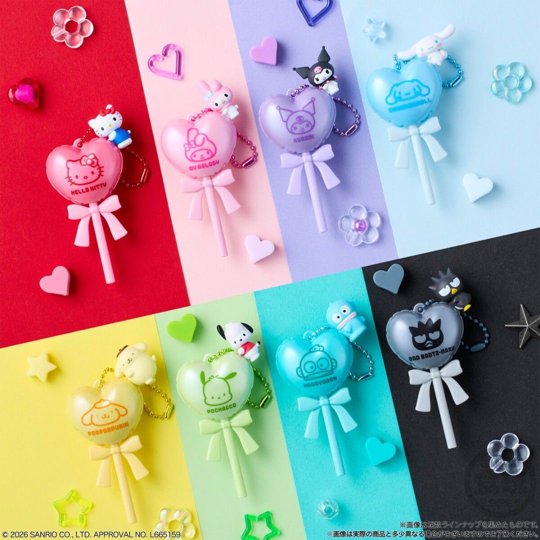 Sanrio Characters 三麗鷗 卡通人物造型 氣球掛件 食玩 Hello Kitty,Kuromi,玉桂狗,PC狗,水怪 （分類：日系周邊）位於 Hong Kong。 由 terrywong16828 提交（商品編號 1466524669，圖片 5）。簡介： 全新 (號碼) (1)$40(2)X(3)$45(4)$40 (5)X(6)$40(7)$50(8)X。