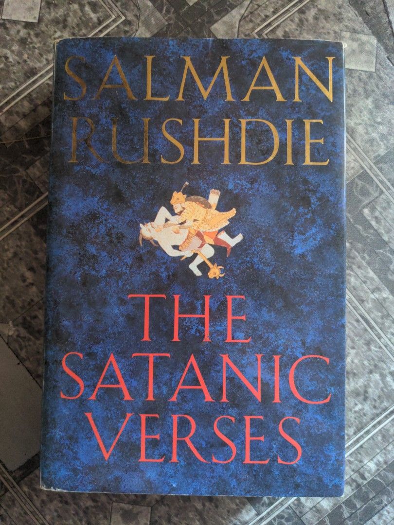 Satanic Verses, Salman Rushdie (Category: Storybooks) located in Baguio. Submitted by fosterthe (Listing ID 1466357425, Image 1). Description: see photos for condition and flaws tanned pages, vgc salman rushdie satanic verses hardcover price is firm lbc/j&t.