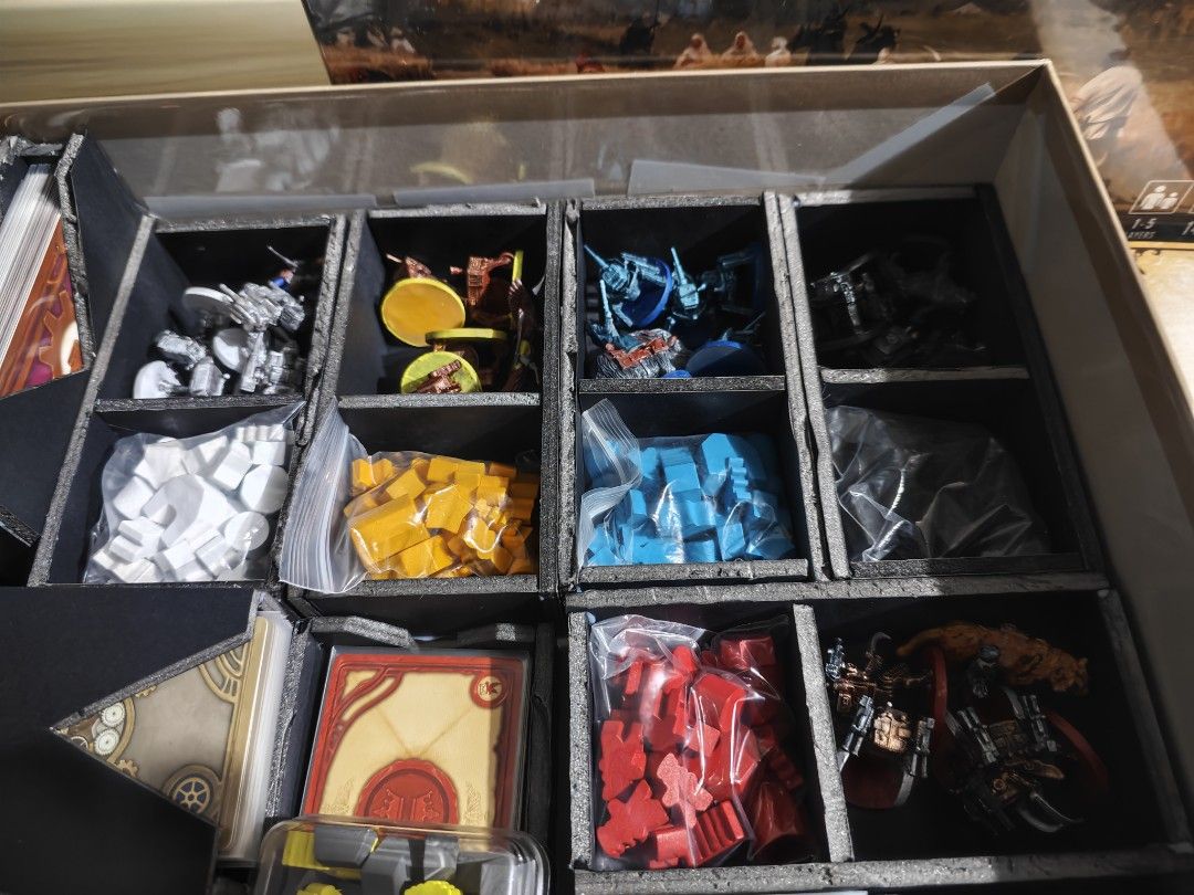 Scythe Board Game (Category: Board Games & Puzzles) located in Antipolo. Submitted by kyohei_ikamaru (Listing ID 1466384592, Image 3). Description: > Cards Sleeved > Painted Miniatures > Complete and Excellent Condition.