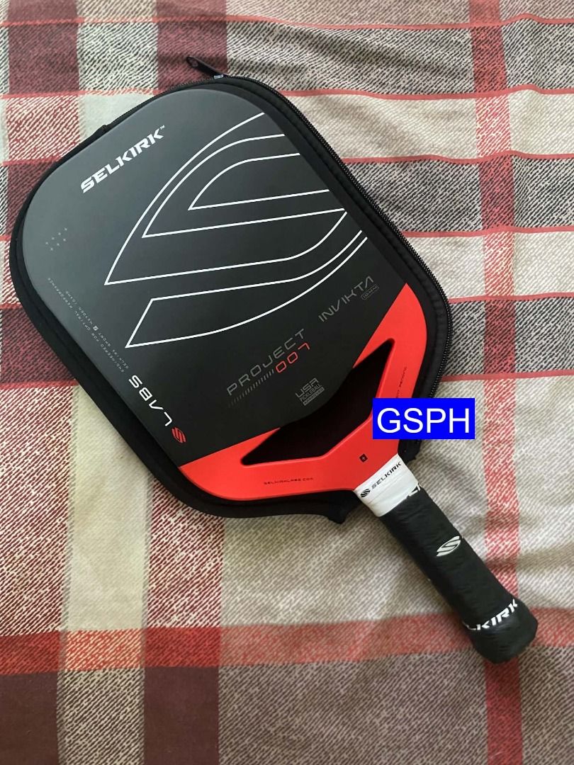 Authentic Selkirk Labs Project 007 Invikta 10mm Pickleball Paddle (Category: Racket and Ball Sports) located in Makati City. Submitted by goodiesstuff_ph_17119811 (Listing ID 1466420029, Image 1). Description: Bought this as my first pickleball paddle on Selkirk Asia website on sale at 8,150 pesos but turns out the sport is not for me, so instead of just laying it off I'm selling it. Comes with two version the one is called Epic for defense plays