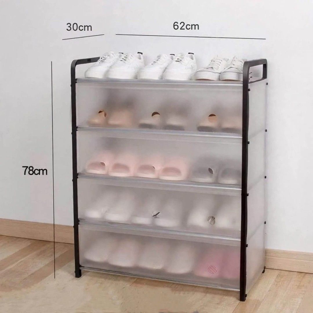 Shoe rack with cover (Category: Shelves, Cabinets & Racks) located in Manila. Submitted by lyfrancois14 (Listing ID 1466340697, Image 2). Description: .