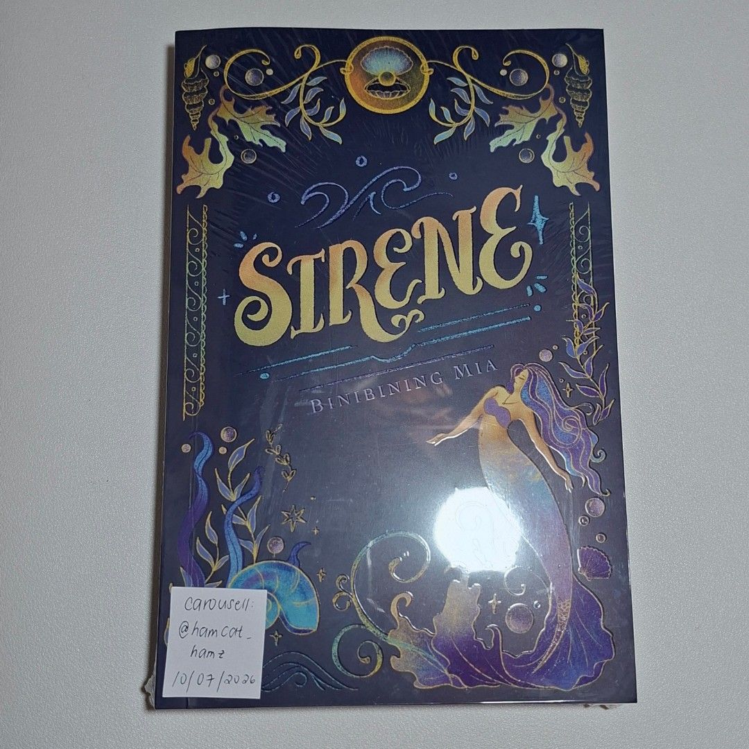 (signed) sirene book by binibining mia (Category: Storybooks) located in Taguig. Submitted by hamcat_ (Listing ID 1466411946, Image 1). Description: ⭑ ₱750 - 1 week deadline of payment ⭑ ₱650 - payo (pay as you order) ⭑ can ship asap but give me 1-2 days to pack your books ⭑ mode of payment : gcash ⭑mode of delivery : j&t express, lbc, sco ⭑ lalamove & grab is subject for availability ⭑ location: taguig ⭑ buyer must pay for the shipping fee.