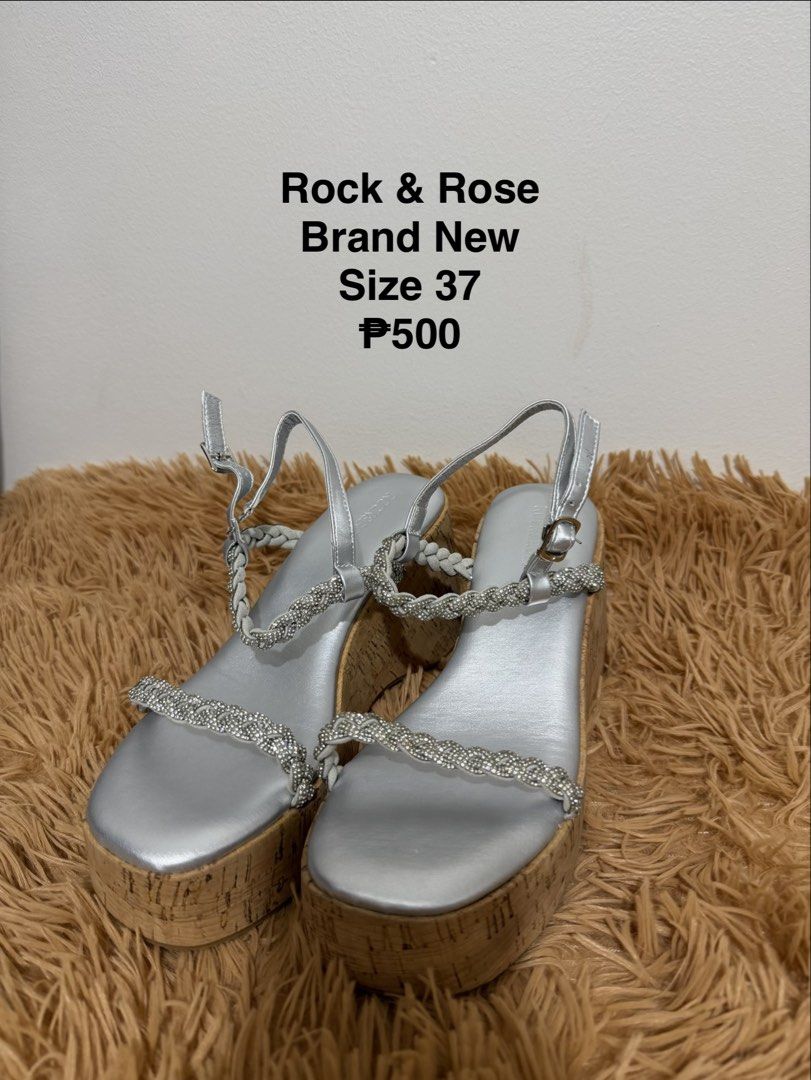 SIZE 37 ROCK AND ROSE SANDALS (Category: Heels) located in Quezon City. Submitted by la.sirena (Listing ID 1466550152, Image 1). Description: .