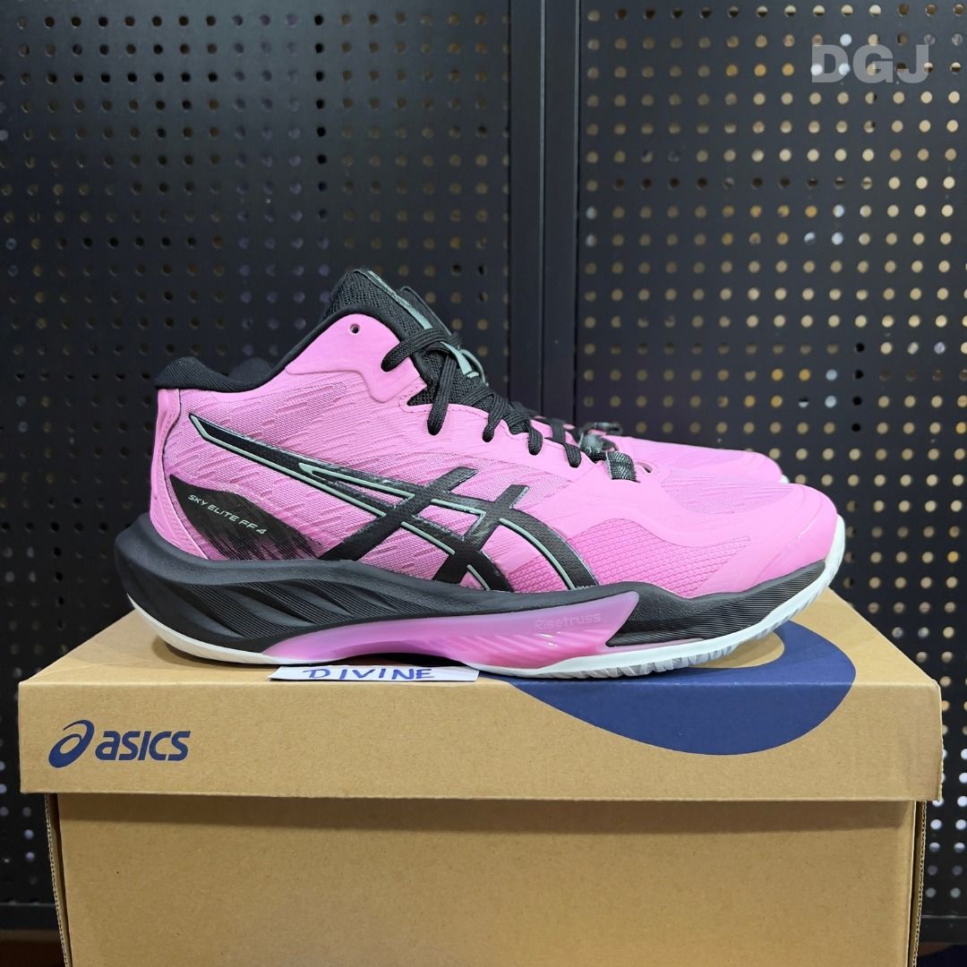 SKY ELITE FF 4 MT Bubble Gum Gunmetal (Category: Sneakers) located in Pasig City. Submitted by divvvineee (Listing ID 1466354855, Image 2). Description: ASICS SKY ELITE FF 4 MT high-performance indoor court shoes designed for volleyball, featuring enhanced cushioning, stability, and support for explosive movements and jumps. ASICS SKY ELITE FF 4 MT 💰 ₱9,980 🚚 FREE SHIPPING NATIONWIDE 🇵🇭 Sizes Onhand: 24.5cm / 25cm / 25.5cm / 26cm / 26.5cm / 2