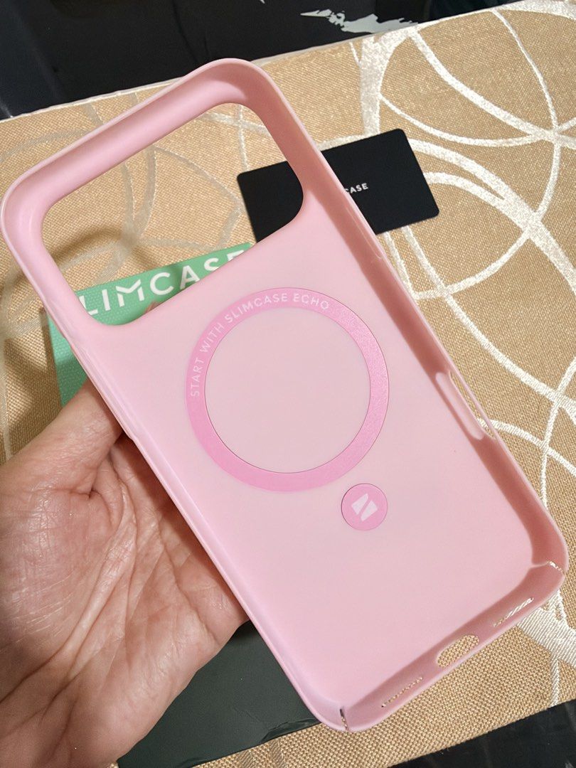 Slimcase ECHO for iPhone 17 pro max (Category: Cases & Sleeves) located in Batangas. Submitted by belaluz09 (Listing ID 1466440110, Image 3). Description: Selling Slimcase ECHO case for iPhone 17 pro max almost new condition Bought it at 999 selling half the price RFS: declutter payment thru Gcash or BDO pm me if interested 📍Batangas City or Pasig.