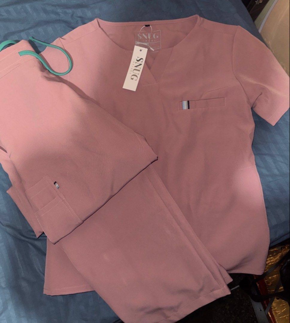SNUG Scrubs Women Set (Category: Medical Supplies & Tools) located in Bacoor. Submitted by abcdmd (Listing ID 1466480233, Image 1). Description: - Brand: SNUG Scrubs - Style: Women's scrub set (Top with chest pocket & pants with teal drawstring) - Size: S-M size (posted ang measurement) - Condition: Like New never nasuot (Og price is around 2k) .