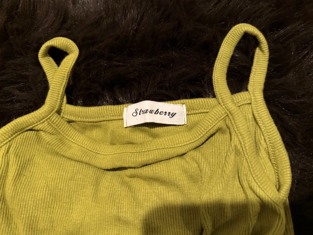 SOFT RIBBED SPAGHETTI STRAP SLEEVELESS TOP (Category: Sleeveless) located in Makati City. Submitted by outof_______thisworld (Listing ID 1466503186, Image 3). Description: shop for a cause campaign size: xs-s condition: still very good. love the color of this top please keep in mind that all funds raised from this campaign will be donated, so no haggling would be much appreciated. feel free to ask more about the campaign. (transparency provided.)
