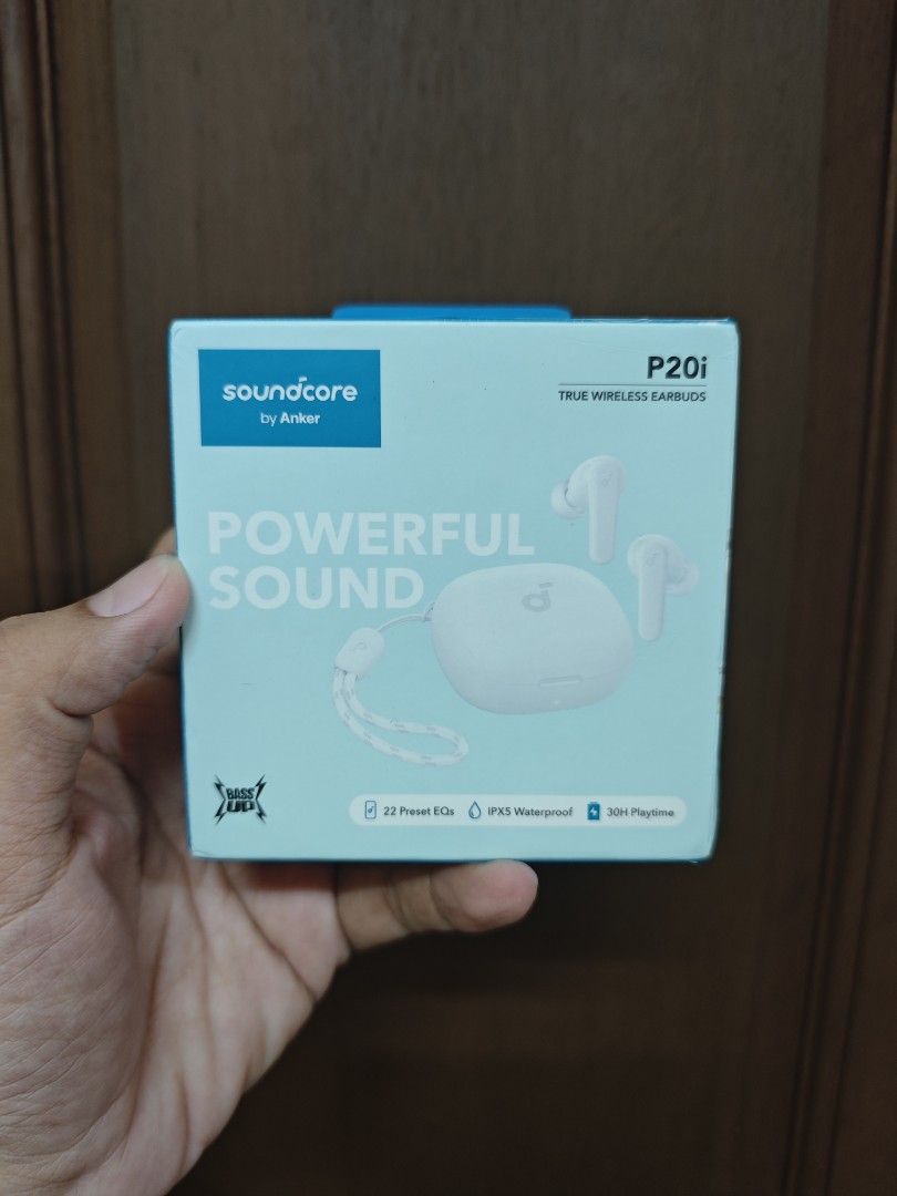 Soundcore Anker P20i (Category: Earphones) located in Quezon City. Submitted by unboxingtito (Listing ID 1466468164, Image 1). Description: Brand new.