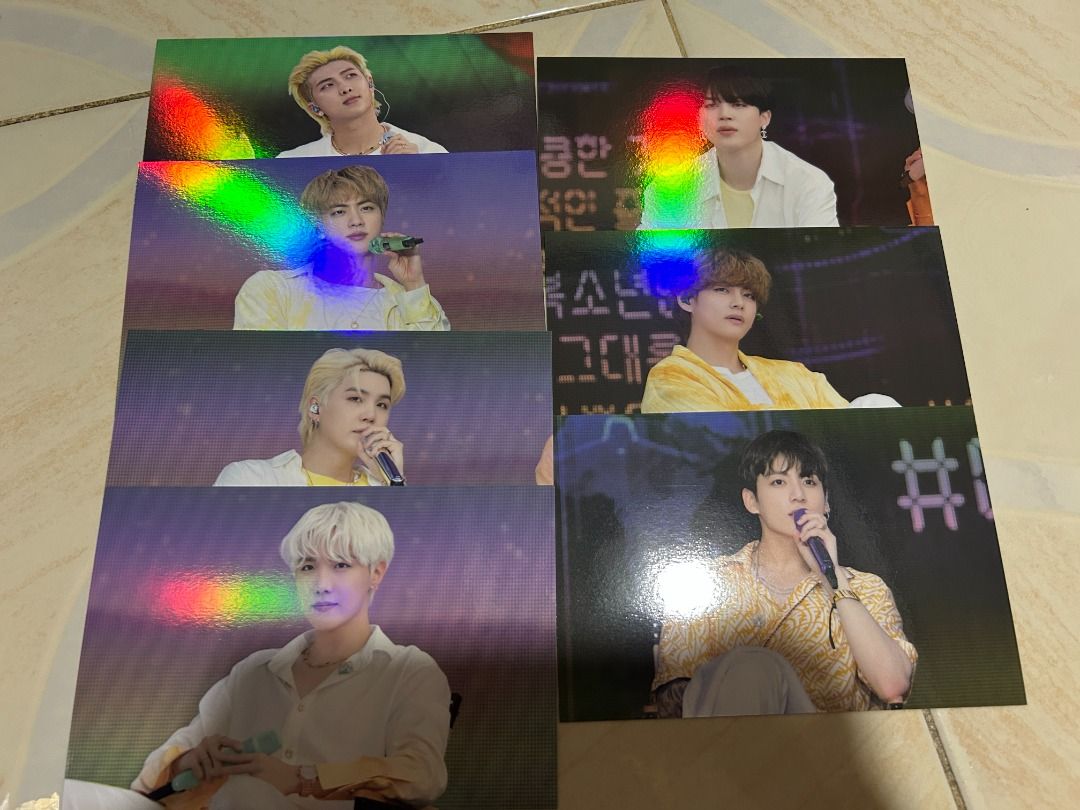SOWOOZOO HOLO POSTCARD OT7 SET (Category: K-Wave Merchandise) located in Cabuyao City. Submitted by taekookmerchshop (Listing ID 1466462274, Image 2). Description: .