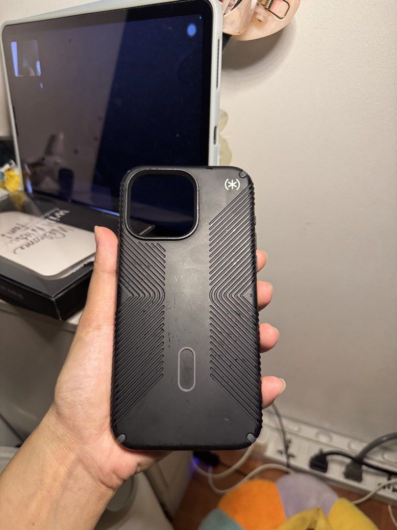 Speck Presidio2 Grip for iPhone 15 Pro Max (Category: Cases & Sleeves) located in Marikina City. Submitted by jswizzle (Listing ID 1466560557, Image 1). Description: magsafe case, bought on 6/11/24.