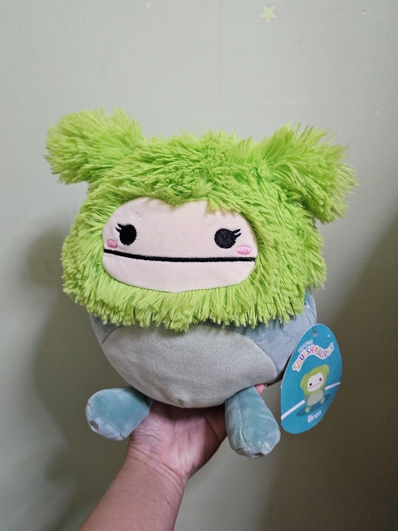 Squishmallow Bigfoot 7.5 inches (Bren) (Category: Character Goods) located in Kabankalan. Submitted by ninunothrift (Listing ID 1466396421, Image 1). Description: Complete with tags. Has small mark above right eye. In otherwise good condition :]' MOP: Gcash MOD: J&T Loc: Negros.