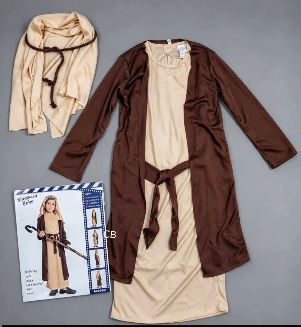St. Joseph Sheperd Bibble Character Costume For Kids (Category: Babies & Kids Fashion) located in Manila. Submitted by bongsy999mall (Listing ID 1466359313, Image 3). Description: 🐑 New Arrival ‼️‼️‼️ 🐑 St. Joseph Sheperd Bibble Character Costume For Kids ✅Included : Inner Robe And Longsleeve, Belt And Headdress 🐑 Rs Prqualit ₱800 M,L,XL ₱850 2XL,3XL ✅Size:(3-5yrs)(5-7yrs)(7-9yrs)(9-11yrs)(12-13yrs) 🐑 Actual photo is posted 🐑 Made in Bangkok