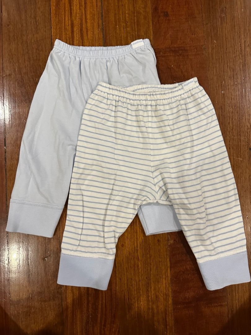 ST PATRICK NEWBORN BUNDLE 5pc SET - Blue (Category: Babies & Kids Fashion) located in Makati City. Submitted by travelfinds34611 (Listing ID 1466417765, Image 2). Description: GREAT CONDITION ST PATRICK NEWBORN BUNDLE 5pc SET 1. 1pc St Patrick Jogger Pajamas, Size: 0-3M, Color: Blue Stripes 2. 1pc St Patrick Jogger Pajamas, Size: 0-3M, Color: Lt Blue Plain 3. 2pcs St Patrick Tie-Side Short Sleeves Shirt, Size: 0-3M, Color: Lt Blue Plain 4. 1pc St