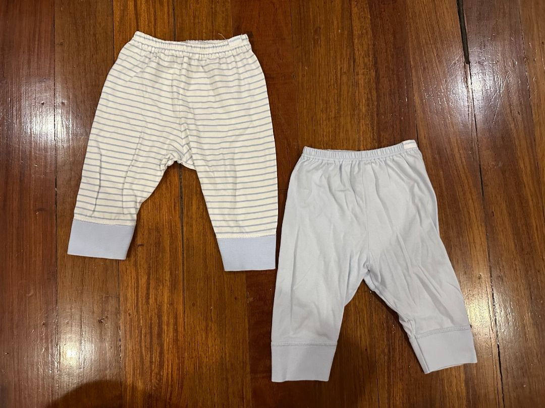 ST PATRICK NEWBORN BUNDLE 5pc SET - Blue (Category: Babies & Kids Fashion) located in Makati City. Submitted by travelfinds34611 (Listing ID 1466417765, Image 3). Description: GREAT CONDITION ST PATRICK NEWBORN BUNDLE 5pc SET 1. 1pc St Patrick Jogger Pajamas, Size: 0-3M, Color: Blue Stripes 2. 1pc St Patrick Jogger Pajamas, Size: 0-3M, Color: Lt Blue Plain 3. 2pcs St Patrick Tie-Side Short Sleeves Shirt, Size: 0-3M, Color: Lt Blue Plain 4. 1pc St