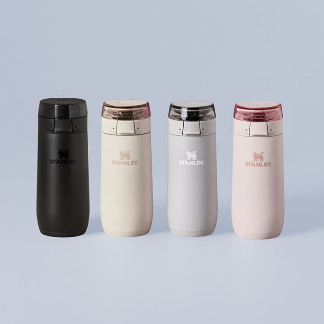 Stanley Flowstate Spring Bottle 355ml (Category: Water Bottles & Tumblers) located in Cainta. Submitted by shopchelonline (Listing ID 1466496988, Image 1). Description: Stanley Flowstate Spring Bottle 355ml 🛒2,300.00 each(all in) + LSF 70%DP - NEW BUYER 50%DP - OLD BUYER RB: 15 DAYS AFTER DP; NETA 💎Pre-order - NO RUSH SHIPPING 💎Korea Pasabuy - NORMAL ETA 💎Colors may vary due to lighting. 💎Availability and price may vary 💎The outer case/box 
