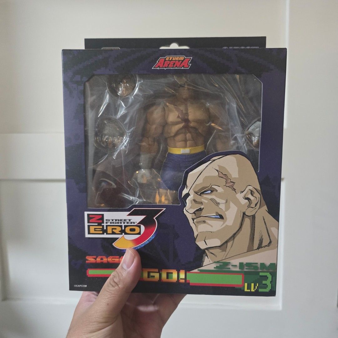 Storm Arena Capcom Street Fighter Zero 3 Action Figure (Category: Figurines & Statues) located in Mandaluyong City. Submitted by kyreii (Listing ID 1466538650, Image 3). Description: - Authentic Storm Arena Capcom Street Fighter Zero 3 action figure - Brand new and 100% unopened in original box (Ken and Sagat) - Back in Box (Ryu).