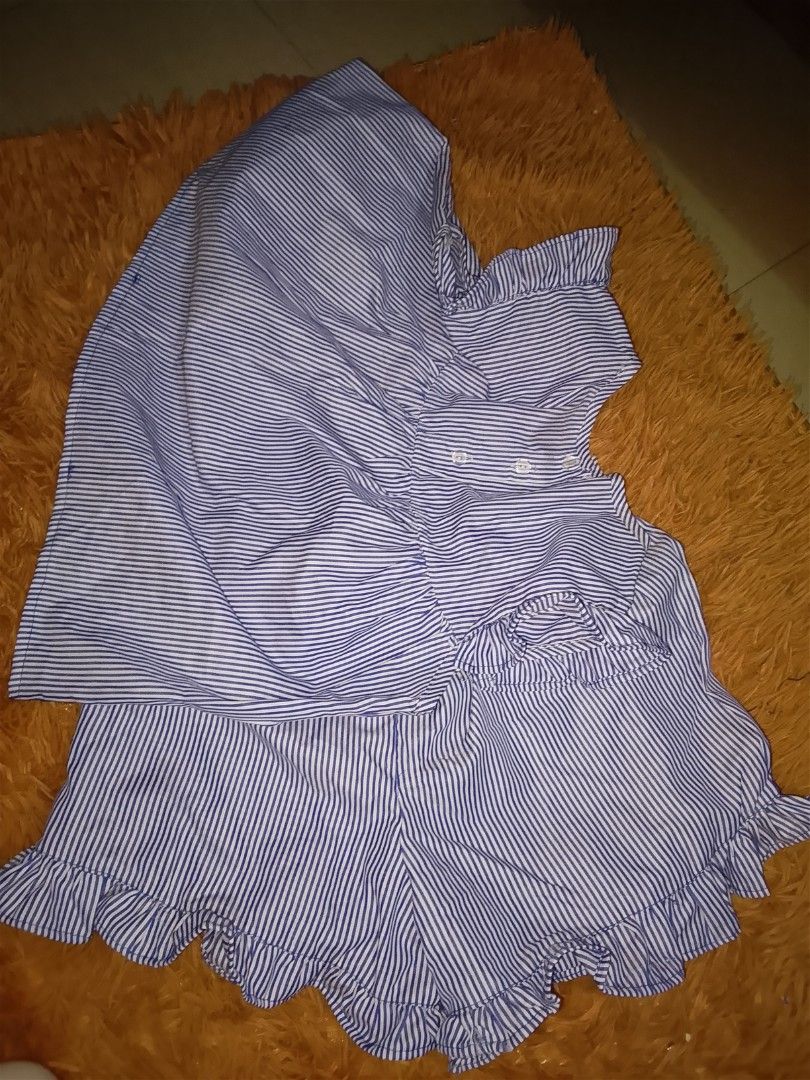 stripe blue sleepwear terno (Category: Sets or Coordinates) located in Manila. Submitted by zealowl_abdf54 (Listing ID 1466531051, Image 3). Description: never been worn, good condition.