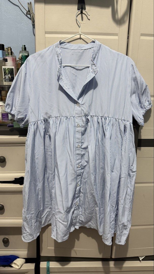 Stripes Baby Doll Dress (Category: Dresses) located in Quezon City. Submitted by dinesaur (Listing ID 1466387639, Image 1). Description: M-L 36-38 bust.