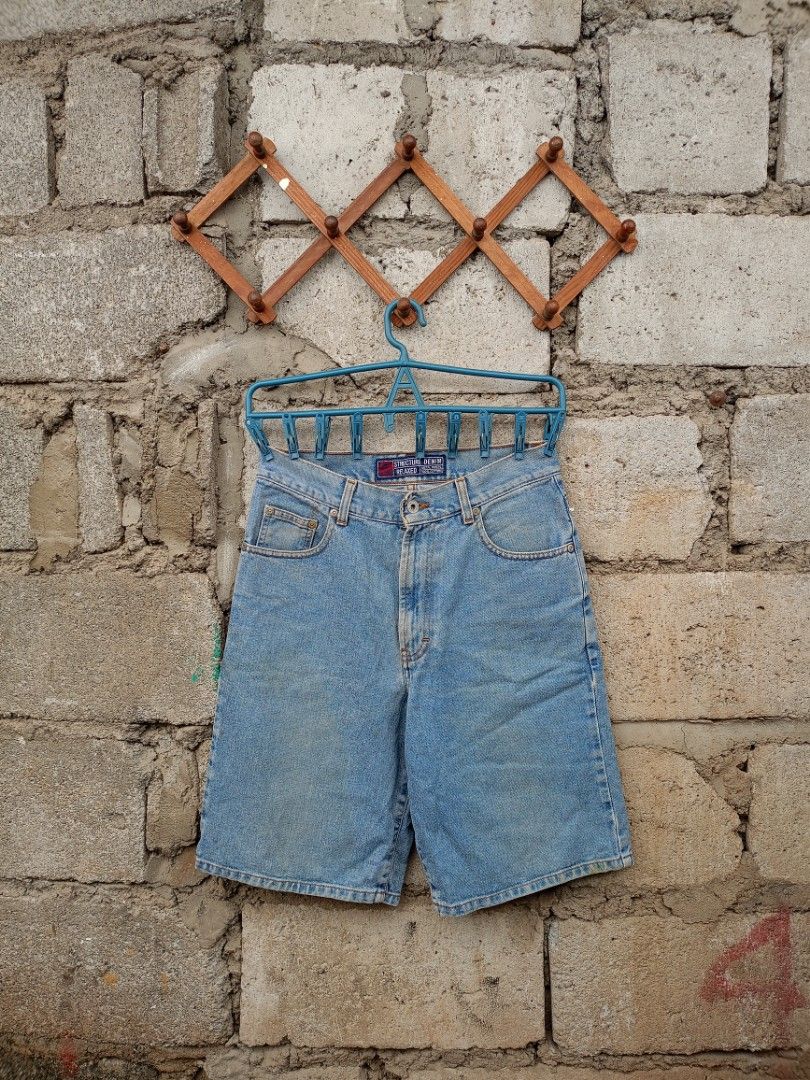 Structure Jorts (Category: Shorts) located in Manila. Submitted by robco (Listing ID 1466563642, Image 1). Description: Structure Jorts Waist - 29 Length - 21.2 Leg hole - 11 Excellent Condition Issue - Minimal yellow stains & need wash MINE - 200 #ukayukay #jorts.