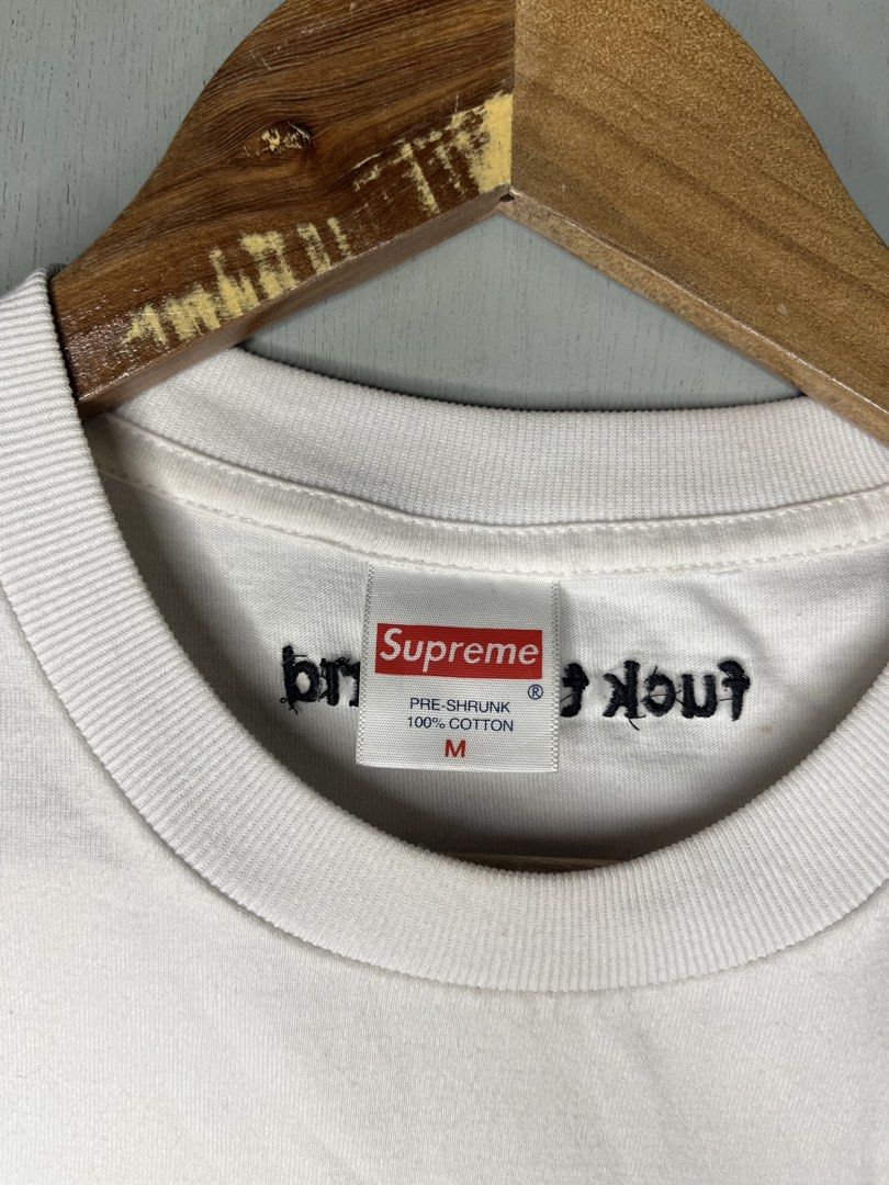 SUPREME (Category: Luxury Apparel) located in Catbalogan. Submitted by wayndsyclee. (Listing ID 1466408497, Image 3). Description: SUPREME SIZE MEDIUM NEED WASH COLOR RATE 9/10 Excellent Dimes:W20/L26.