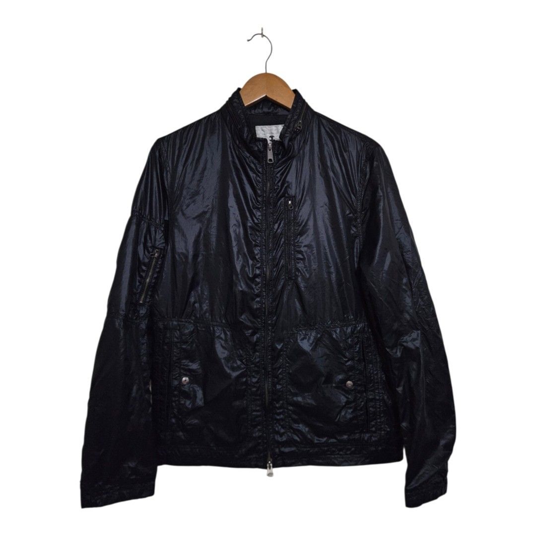 Takeo kikuchi nylon biker jacket (Category: Coats, Jackets and Outerwear) located in Baguio. Submitted by fadexquisite (Listing ID 1466452002, Image 1). Description: Takeo kikuchi nylon biker jacket Size3 on tag fits med 26x21 Excellent condition 700 plus ship fee.