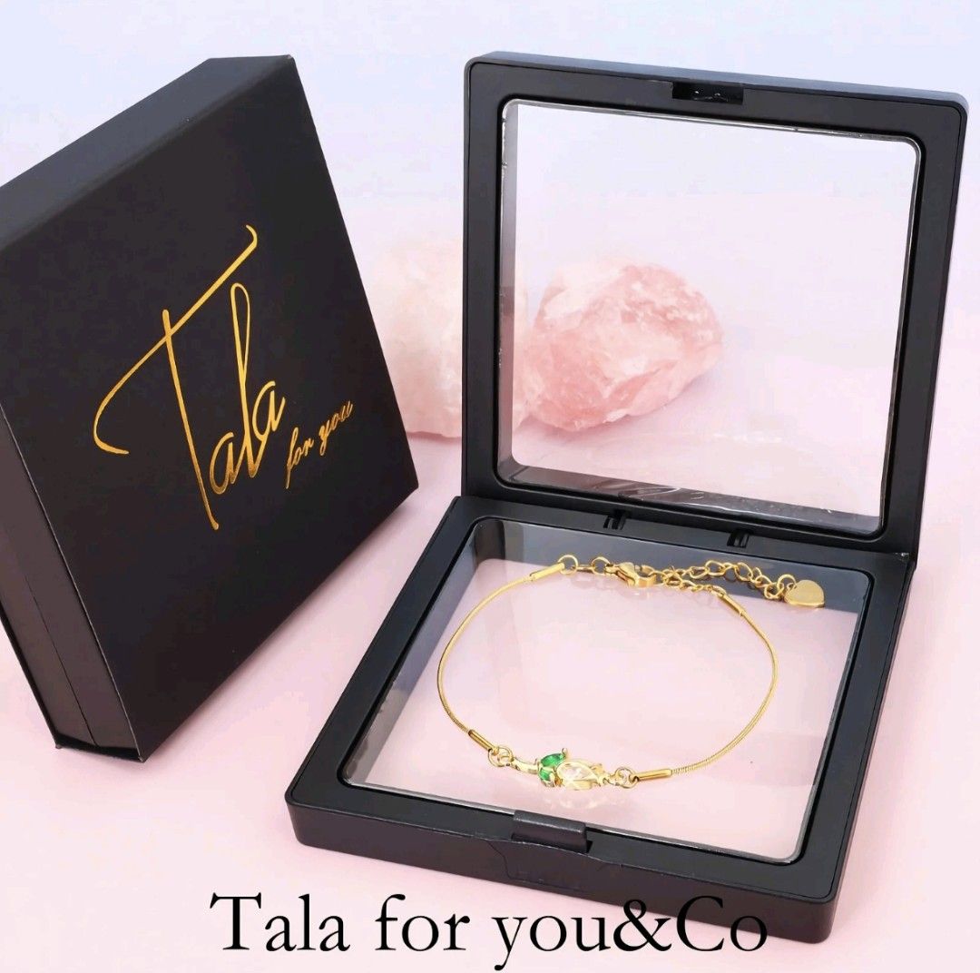 Tala Tulip Bracelet w/box (Category: Bracelets) located in Pasig City. Submitted by blue.chic02 (Listing ID 1466414465, Image 1). Description: ✔️never been used ✔️Considered as brandnew ✔️Shipping via lalamove or J&T express ✔️Non-COD, payment first (Pay kapag may rider na, ako po ang magbubook just give me ur exact address info to avoid scams⚠️ ✔️Meetup: Ayala malls feliz.