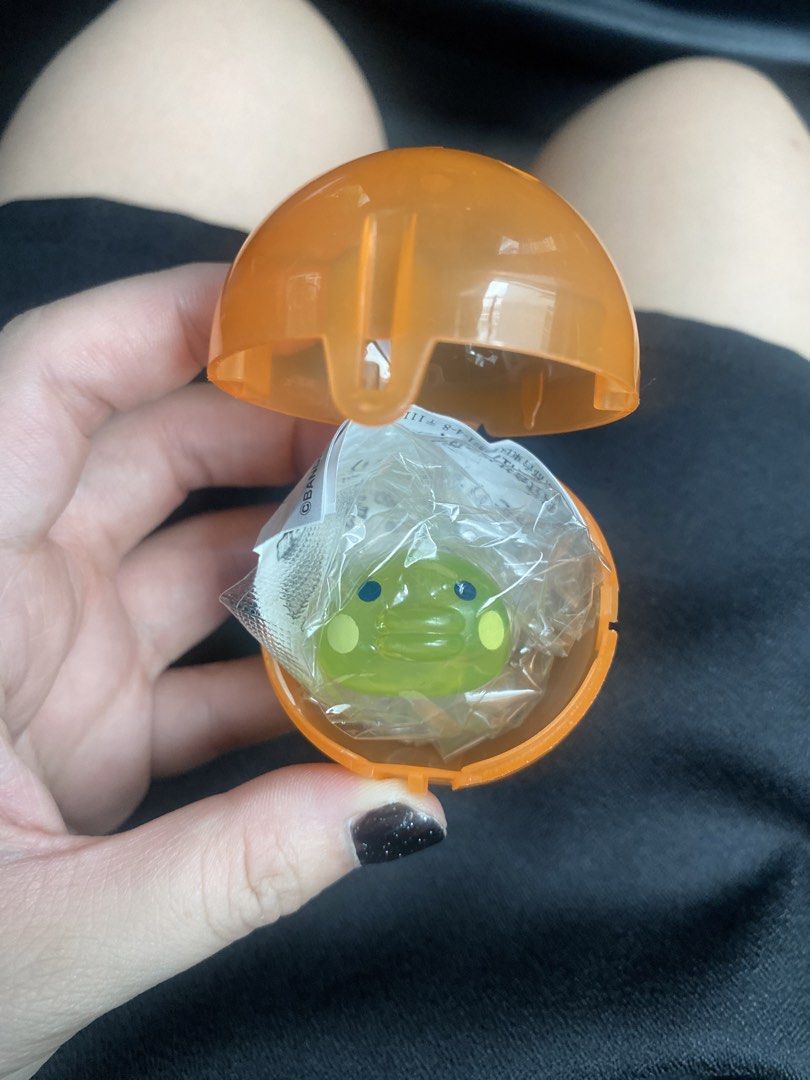 Tamagochi ring gashapon (Category: Designer & Blind Box Toys) located in Pasig City. Submitted by noodleshit (Listing ID 1466371082, Image 2). Description: - Item: Bandai Gashapon Tamagochi ring - Condition: Brand new, fresh pull, never opened or used -price: 100 .