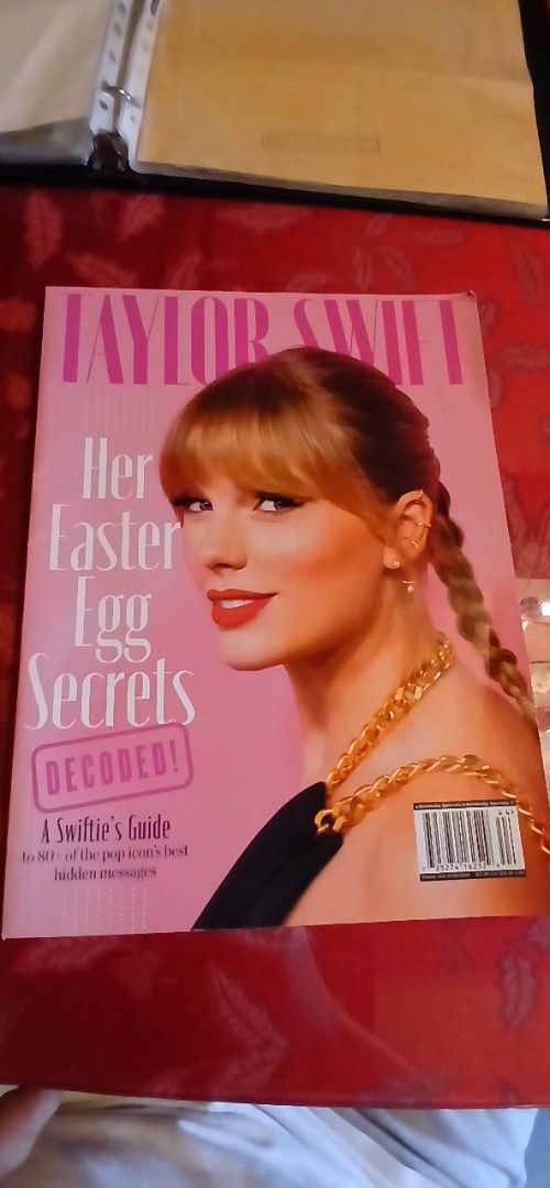 Taylor swift Magazine (Category: Magazines) located in Marikina City. Submitted by darthvader888 (Listing ID 1466465864, Image 1). Description: - Special edition Taylor Swift magazine - Over 80 pages of lore, Easter eggs, hidden messages, and music video breakdowns - Covers albums like Reputation, Midnights, and more - Condition: Clean pages, glossy cover, read carefully once - A must-have collectible for true Swifties.