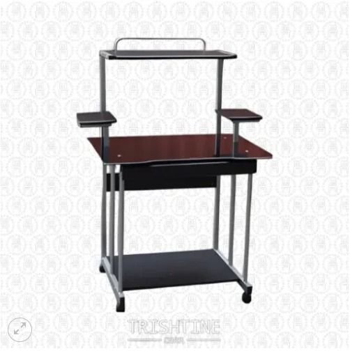 TCOM-024 | Computer Table with Glass Tabletop (Category: Office Furniture & Fixtures) located in Caloocan City. Submitted by jim.trishtineofficefurnitures (Listing ID 1466435354, Image 1). Description: - Multi-tier computer cart designed to maximize your workspace - Top shelf ideal for monitors, laptops, or printers - Convenient sliding keyboard tray for comfortable typing - Two side platforms for speakers, accessories, or office supplies - Botto