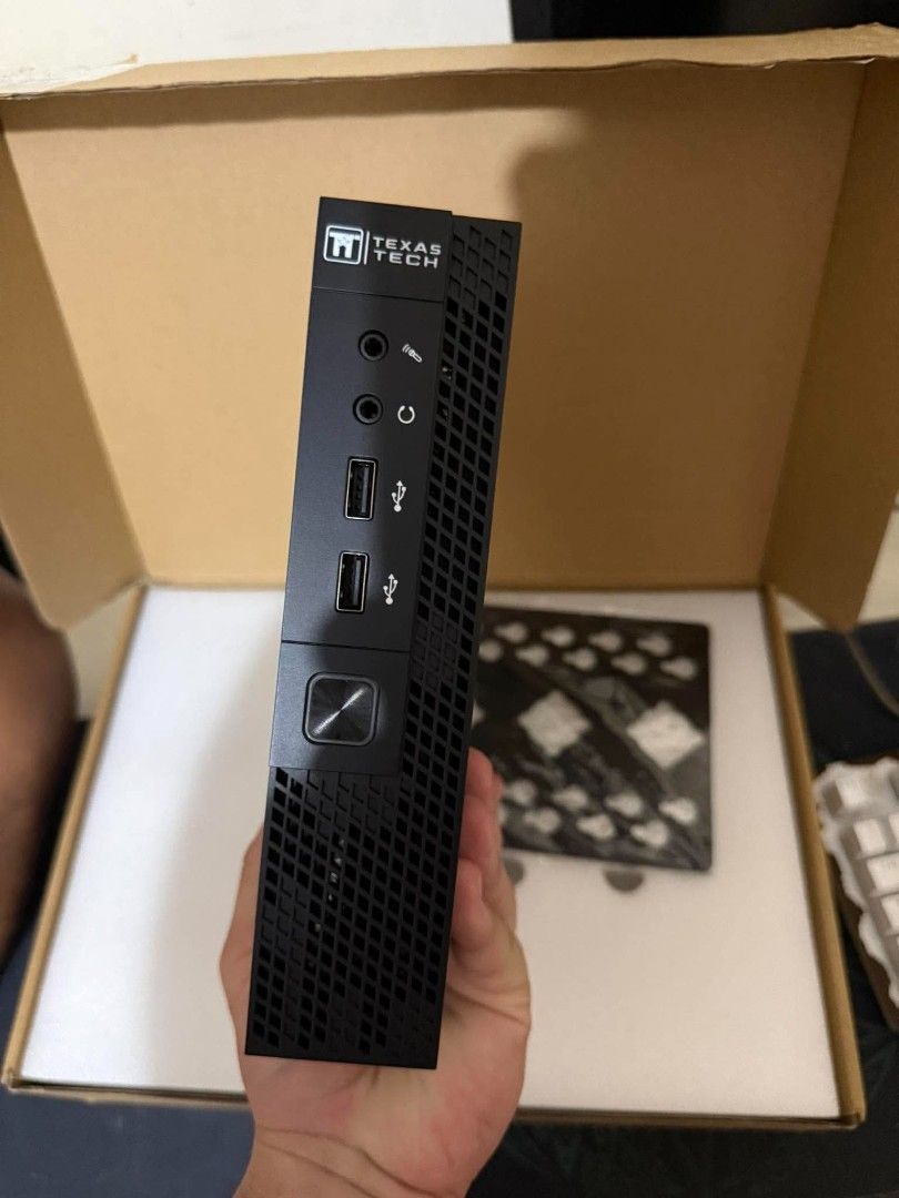 Texas Tech mini PC BRAND NEW (Category: Desktops) located in Manila. Submitted by happyearth.953a15 (Listing ID 1466563496, Image 1). Description: Texas Tech mini PC BRAND NEW I7 13th gen Intel UHD Graphics 16gb ram 256gb m.2 Windows 11 pro OS WI-FI READY ✅ Unit with BOX POWER ADAPTER ANTTENA AND BRACKET 💸💸 19,500 each Location: San Andres bukid manila Pick up or deliver cod.