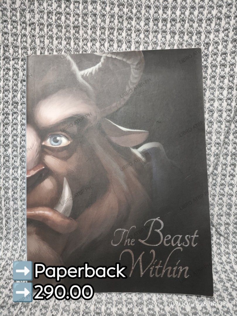 The Beast Within (Category: Storybooks) located in Quezon City. Submitted by libro_atbp (Listing ID 1466401858, Image 1). Description: 📚 PRE-LOVED BOOKS FOR SALE Decluttering my personal collection. 💜 Prices & conditions are indicated in the photos. 💳 GCash / MariBank / GoTyme 🚚 Grab / Lalamove / Flash / J&T 📍 QC PAYO • FIRST TO PAY No COD • No reservations DM/comment if interested. 💜.