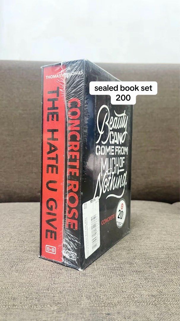 The Hate U Give Book Set Sealed (Category: Storybooks) located in Zamboanga. Submitted by shawawyn (Listing ID 1466450123, Image 1). Description: .