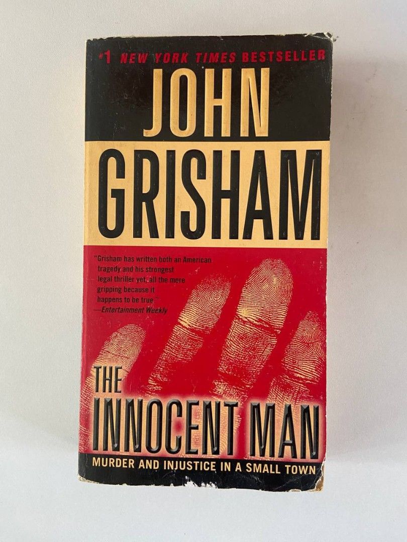 The Innocent Man by John Grisham Paperback Book (Category: Storybooks) located in Makati City. Submitted by mezz0piano (Listing ID 1466411010, Image 1). Description: • As is, with flaws (See pictures) Mop:Gcash | Mod: J&T/Lalamove 📌 Makati.