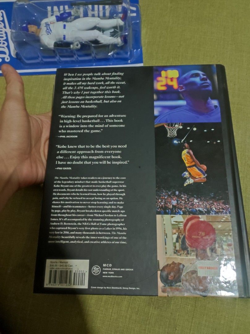 The Mamba Mentality How I Play Kobe Bryant (Category: Storybooks) located in Pasay City. Submitted by wizemindz138970 (Listing ID 1466531839, Image 3). Description: - Official Kobe Bryant Hardcover Book - Features an exclusive introduction by legendary coach Phil Jackson - Stunning photography by renowned sports photographer Andrew D. Bernstein - Deep dive into Kobe's basketball mindset, intense training routines, and iconic career moments - Pack